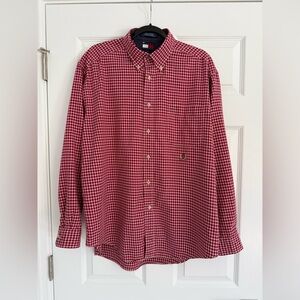 Men's Red Checkered Shirt